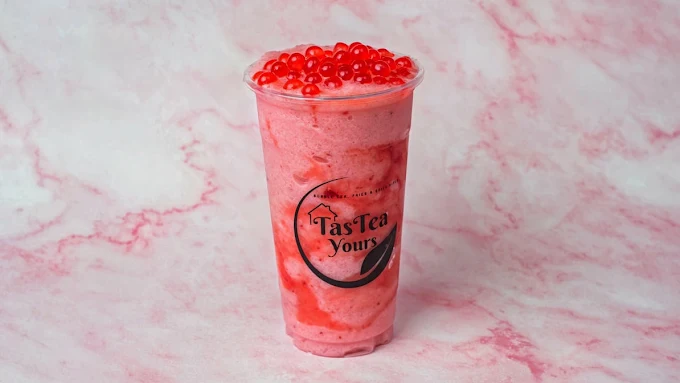 Butterfly Series bubble tea at TasTea Yours in Edmonton, AB
